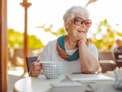 Portrait of a beautiful senior woman