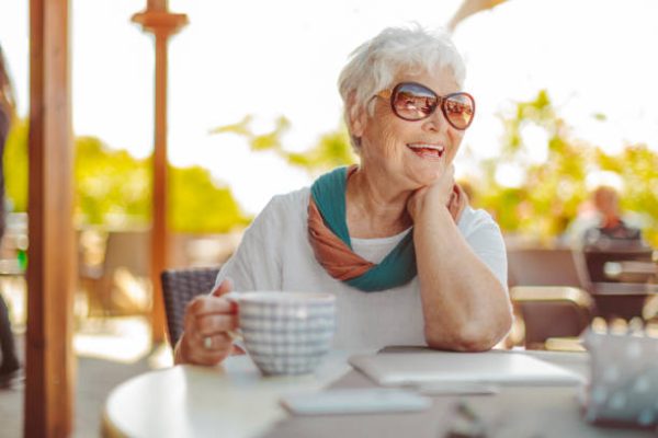 Portrait of a beautiful senior woman Portrait of a beautiful senior woman